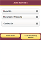 Mobile Screenshot of jeveeindustries.com